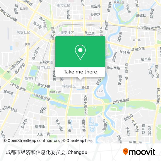 成都市经济和信息化委员会 map