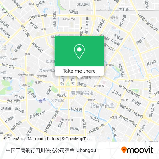 中国工商银行四川信托公司宿舍 map