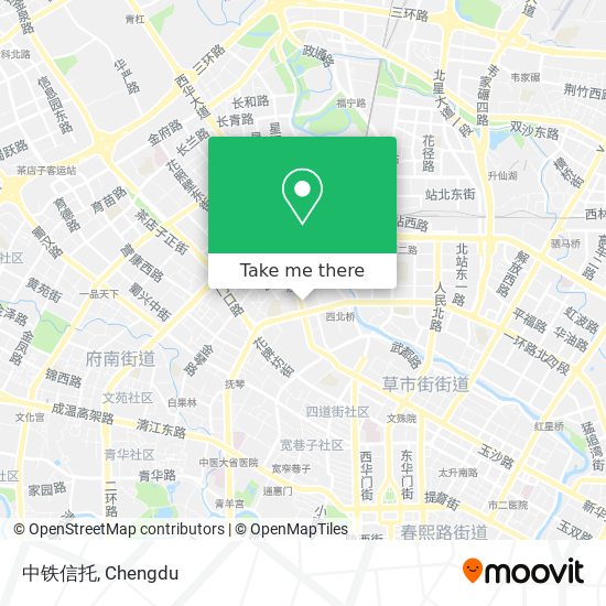 中铁信托 map