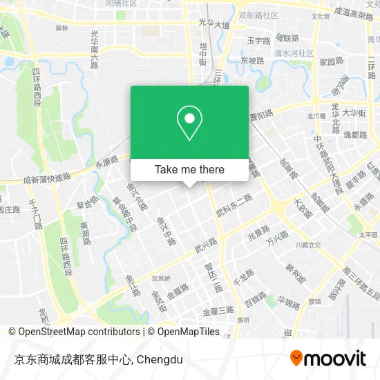 京东商城成都客服中心 map