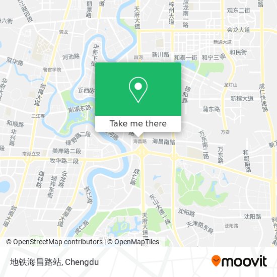 地铁海昌路站 map