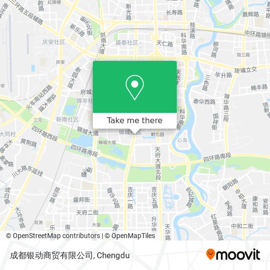 成都银动商贸有限公司 map