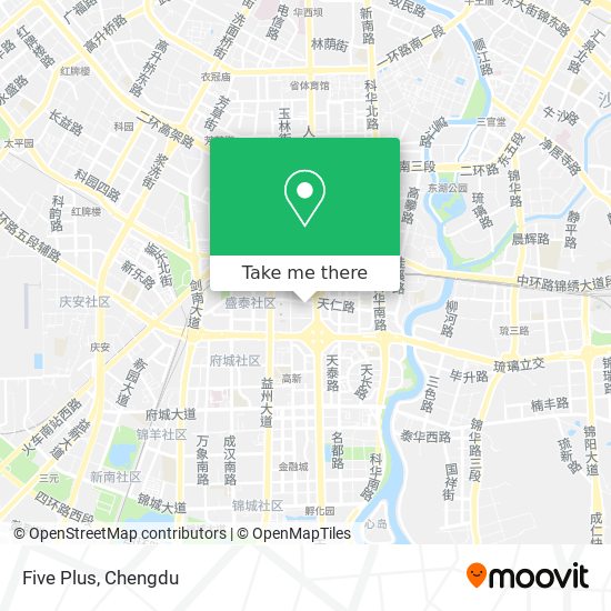 Five Plus map