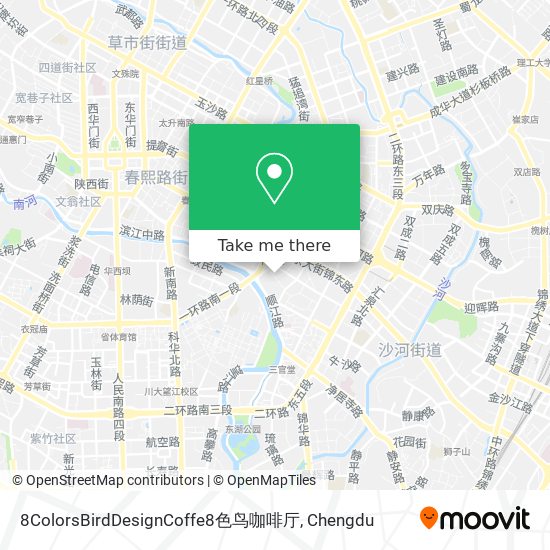 8ColorsBirdDesignCoffe8色鸟咖啡厅 map