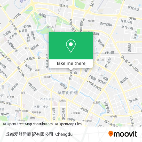 成都爱舒雅商贸有限公司 map