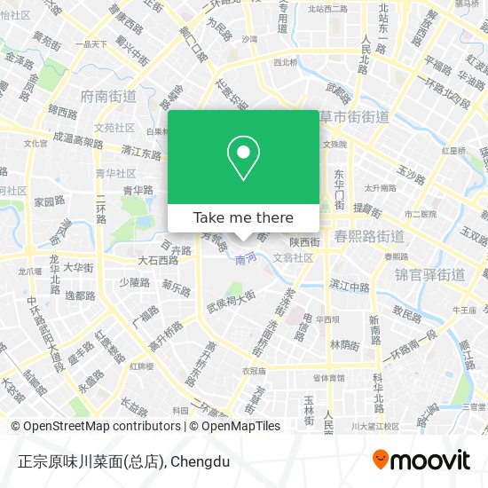 正宗原味川菜面(总店) map