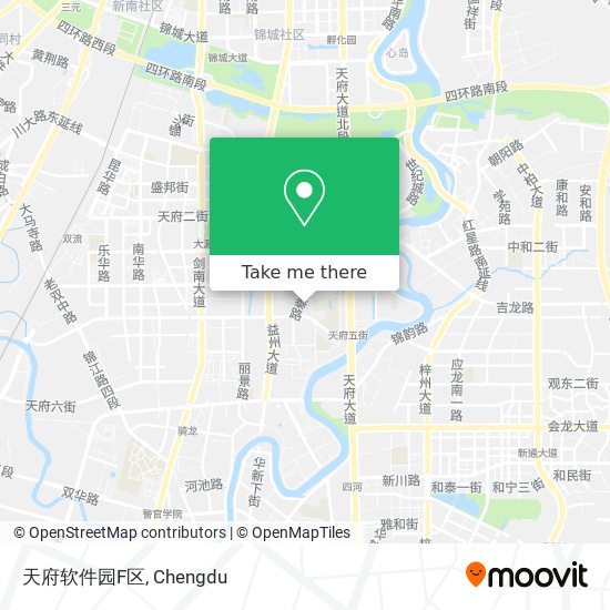 天府软件园F区 map