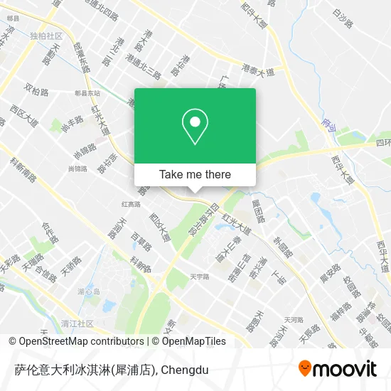 萨伦意大利冰淇淋(犀浦店) map