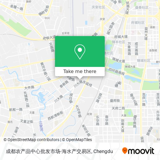 成都农产品中心批发市场-海水产交易区 map