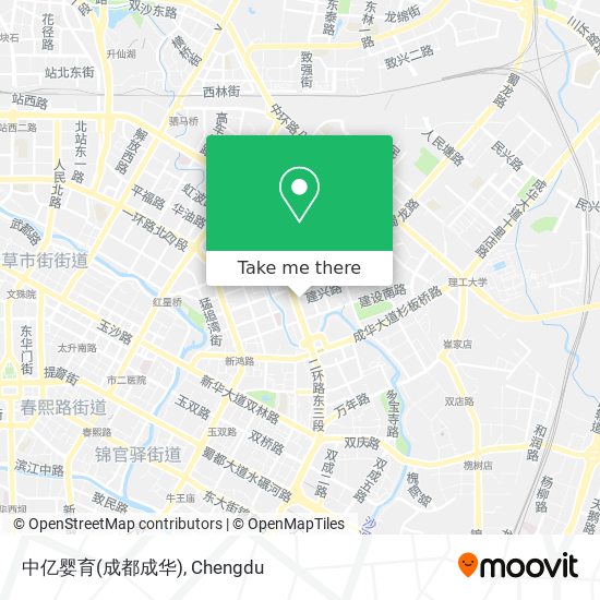 中亿婴育(成都成华) map