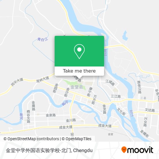 金堂中学外国语实验学校-北门 map