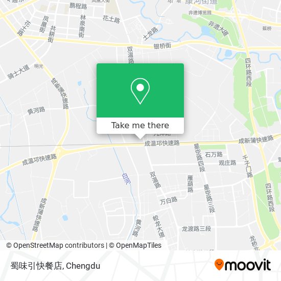 蜀味引快餐店 map