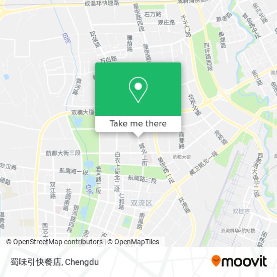 蜀味引快餐店 map