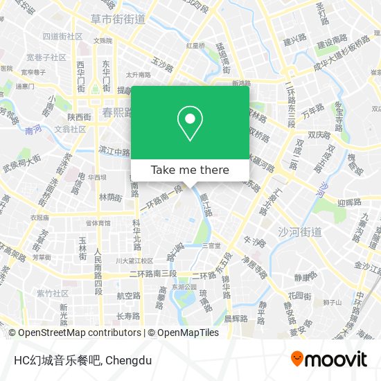 HC幻城音乐餐吧 map