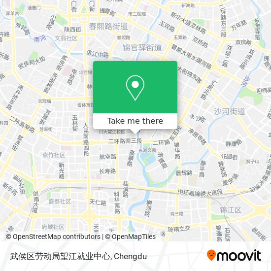 武侯区劳动局望江就业中心 map
