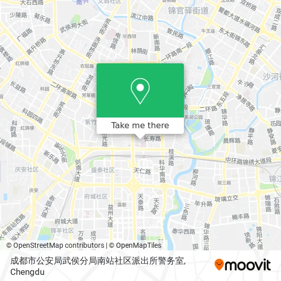 成都市公安局武侯分局南站社区派出所警务室 map