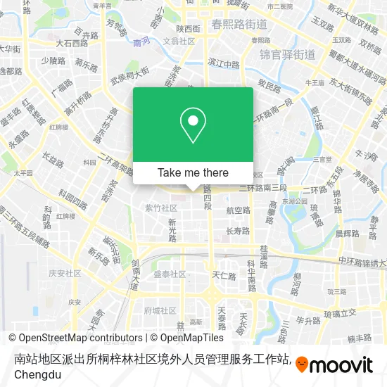 南站地区派出所桐梓林社区境外人员管理服务工作站 map