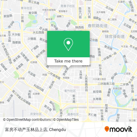 富房不动产玉林品上店 map