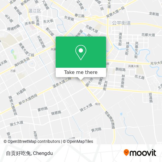 自贡好吃兔 map
