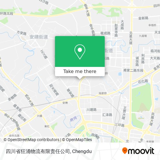 四川省狂涌物流有限责任公司 map