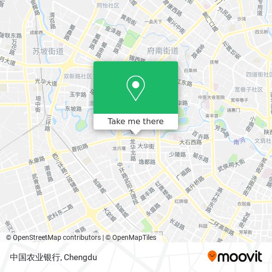 中国农业银行 map