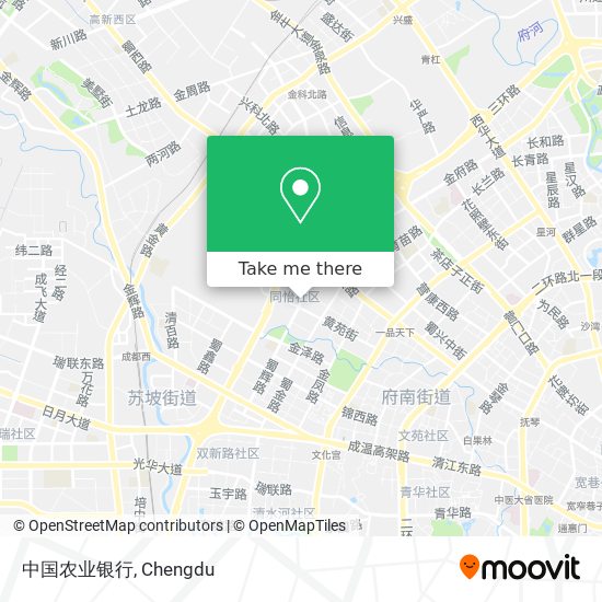 中国农业银行 map