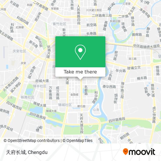 天府长城 map