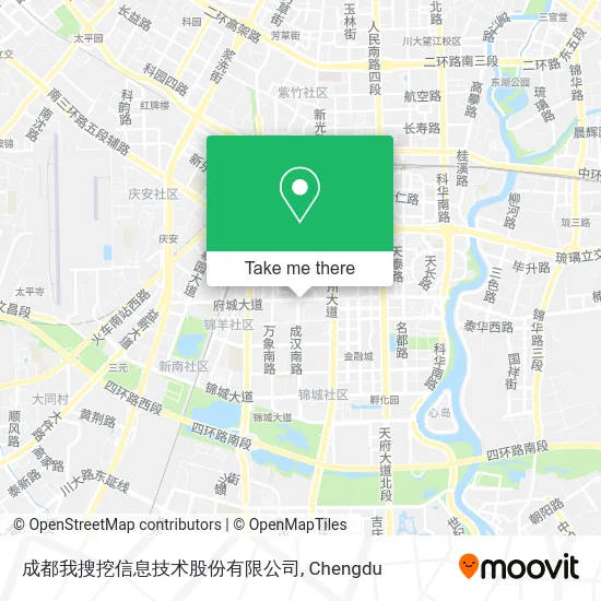 成都我搜挖信息技术股份有限公司 map