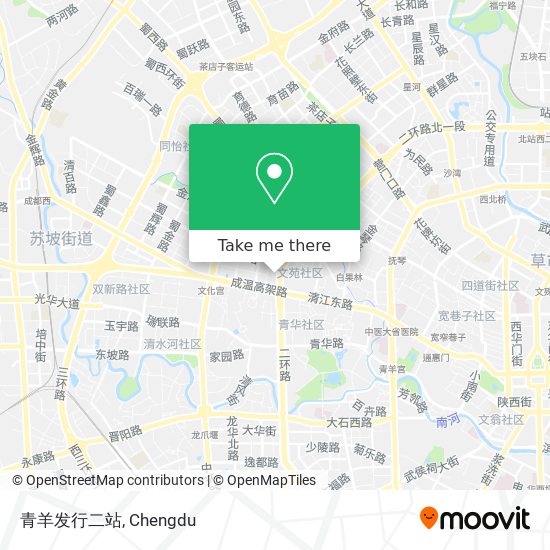 青羊发行二站 map