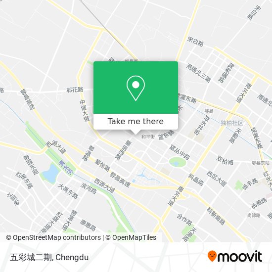 五彩城二期 map
