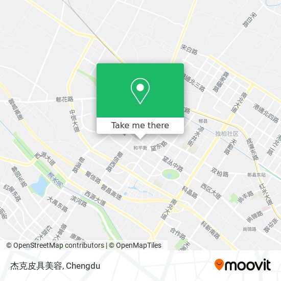 杰克皮具美容 map