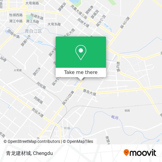青龙建材城 map
