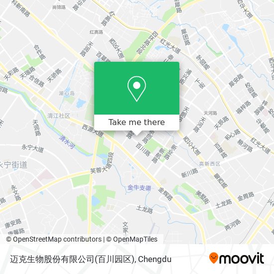 迈克生物股份有限公司(百川园区) map
