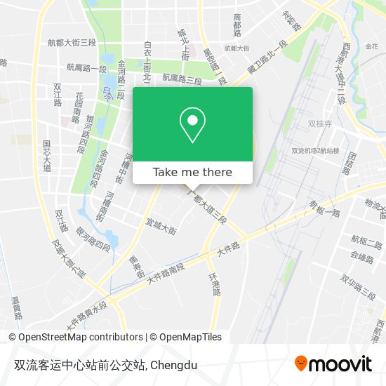 双流客运中心站前公交站 map