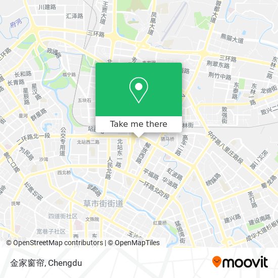 金家窗帘 map