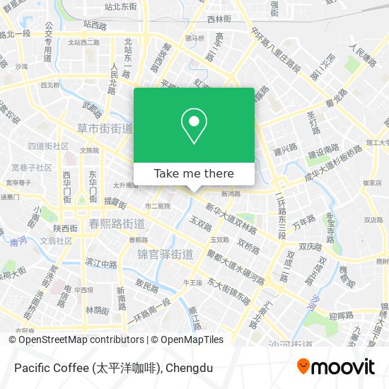 Pacific Coffee (太平洋咖啡) map