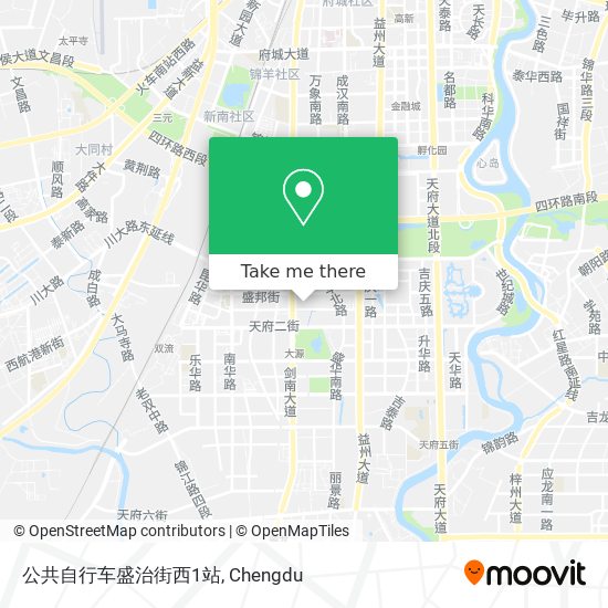 公共自行车盛治街西1站 map