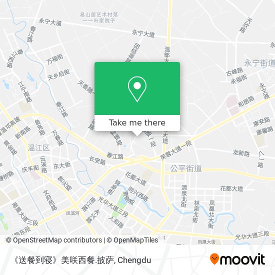 《送餐到寝》美咲西餐.披萨 map