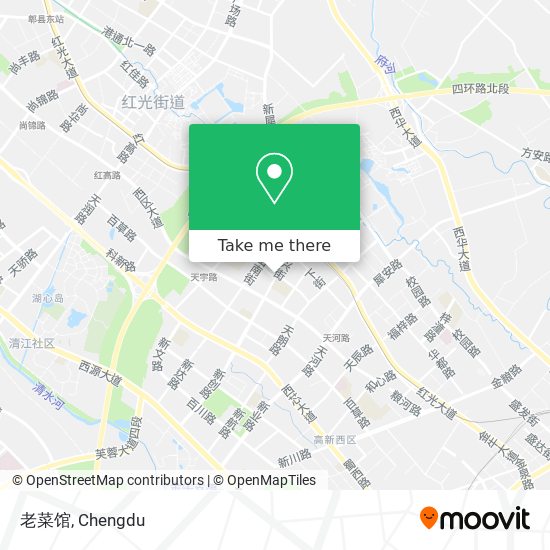老菜馆 map