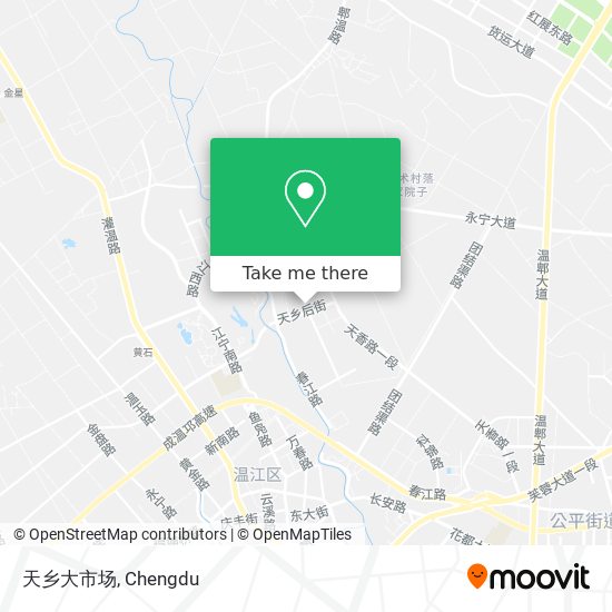 天乡大市场 map