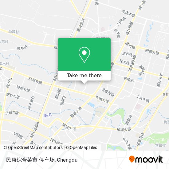 民康综合菜市-停车场 map