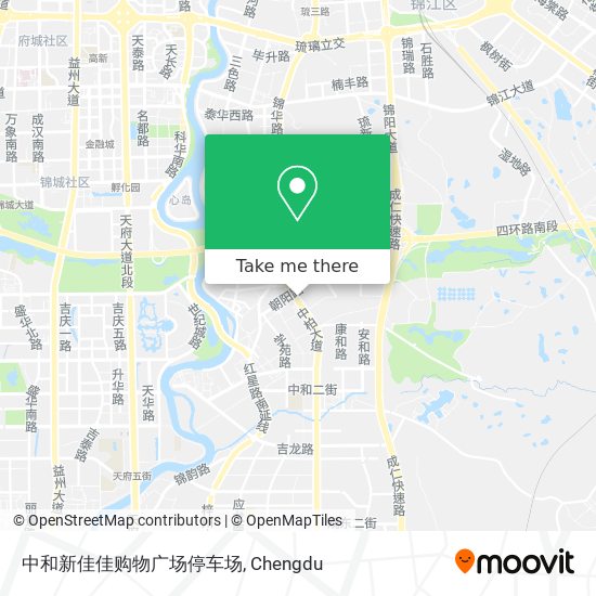 中和新佳佳购物广场停车场 map