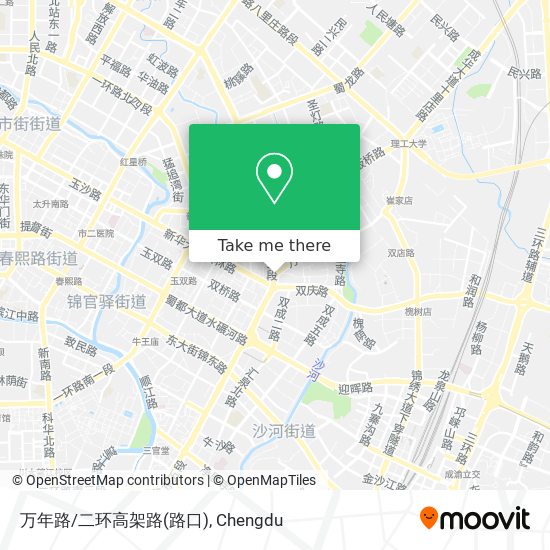 万年路/二环高架路(路口) map