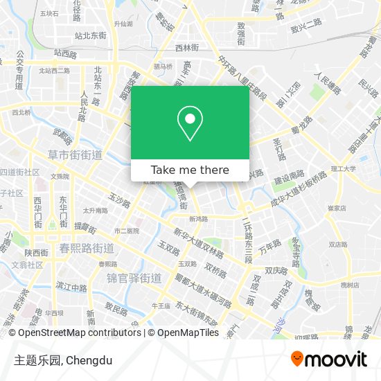主题乐园 map