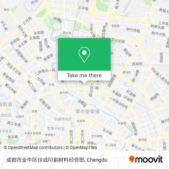 成都市金牛区佳成印刷材料经营部 map