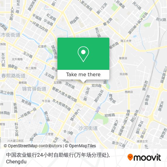 中国农业银行24小时自助银行(万年场分理处) map
