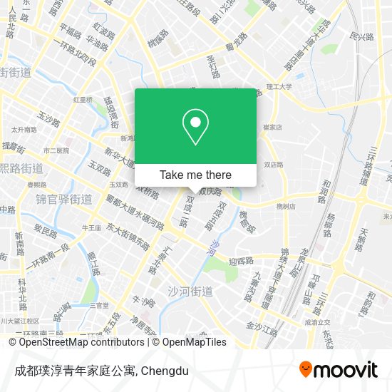 成都璞淳青年家庭公寓 map