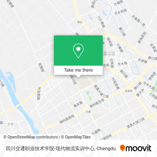 四川交通职业技术学院-现代物流实训中心 map