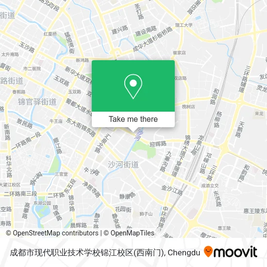 成都市现代职业技术学校锦江校区(西南门) map