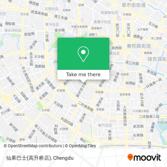 仙果巴士(高升桥店) map